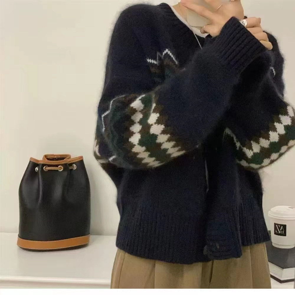 100%纯羊毛开衫女2025新款秋冬圆领提花针织毛衣宽松羊绒短款外套,淘宝优惠券,粉丝福利购,淘宝优惠卷