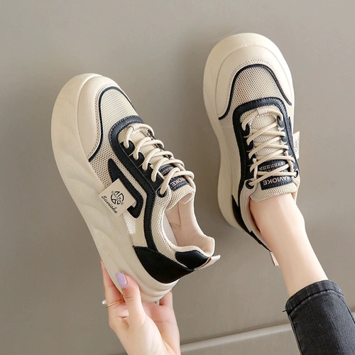 Дышащая спортивная обувь, туфли для беременных, летняя белая обувь, кроссовки, из натуральной кожи, мягкая подошва