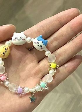 高颜值chiikawa手串小众设计感