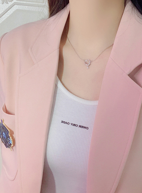 星球项链女高级设计感小众锁骨链