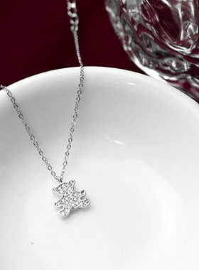 甜美可爱小熊项链2026新款爆款