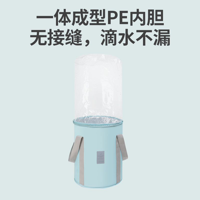 urbanwave旗舰店可折叠泡脚桶深桶过小腿家用便携式足浴神器洗脚盆熏蒸宿舍泡脚袋3