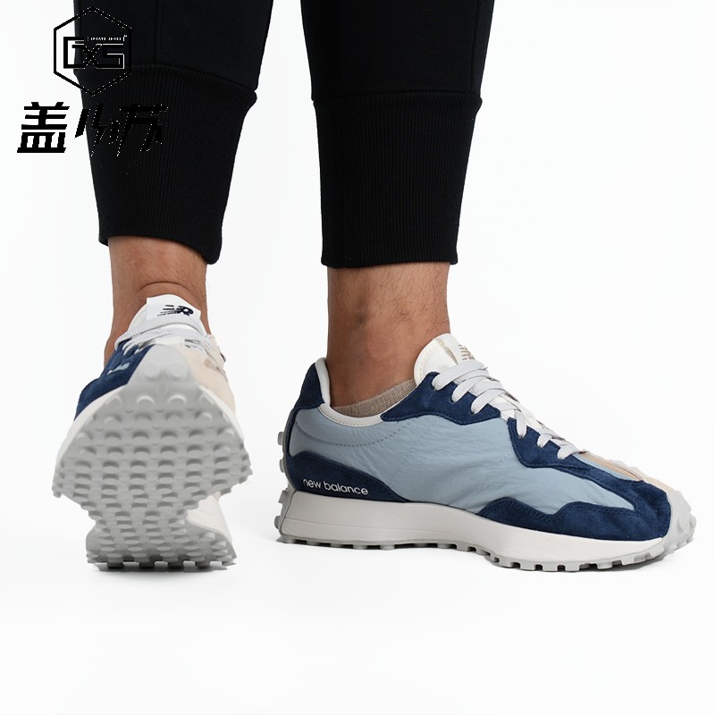 NEW BALANCE 23新款NB327男女复古休闲跑步情侣老爹鞋MS327UE/MC - 图1