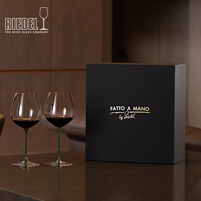【结婚礼物】RIEDEL璀璨赤霞珠黑皮诺红酒杯无铅水晶高定礼盒 - 图3