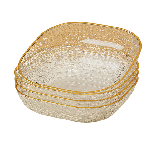 水果盘客厅家用茶几零食摆放盘2024新款果盆轻奢高级水果盘水果篮 - 图3