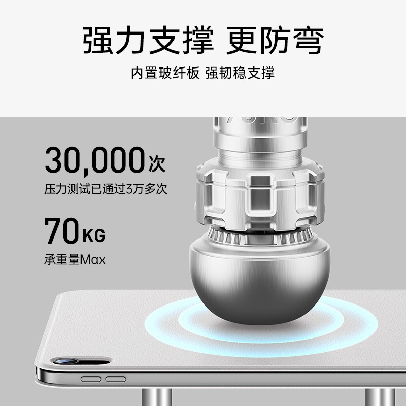 亿色适用ipad10保护套Pro2022磁吸壳新款10.9英寸苹果平板轻薄防弯外壳第4十代简约纯色 - 图3