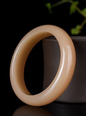 爆款糖色女士手镯百搭旺夫宽条女款镯子年轻正装扁条手镯54-64mm