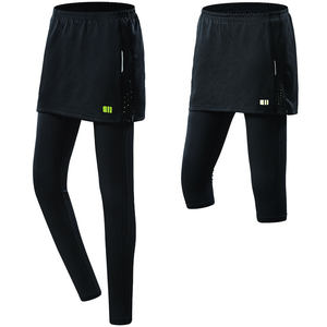 单双号新款羽毛球服女款七分裙裤九分长裤运动速干男士秋冬服装