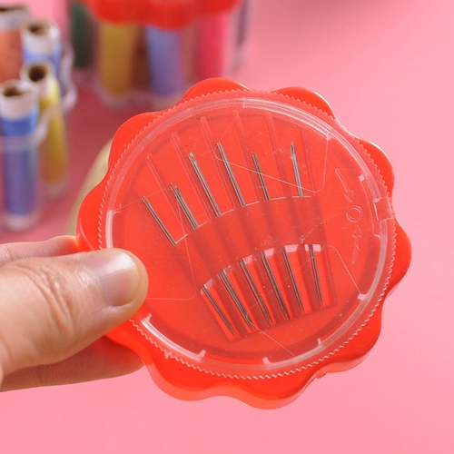 Домашняя портативная игольчатая линейная коробка набор практической швейной швейной инструмента