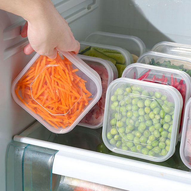 Frozen meat partition box freezer storage box food