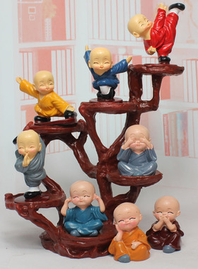 客厅摆件树脂创意静心新中式国风