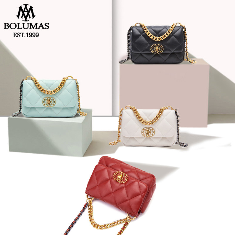 小香风菱格2020春夏季新款链条包包 bolumas女士包袋