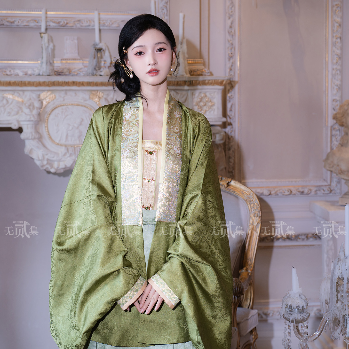 无贰集【一朝山月】明制对交穿吊带织金马面裙日常国风汉服新品,淘宝优惠券,粉丝福利购,淘宝优惠卷