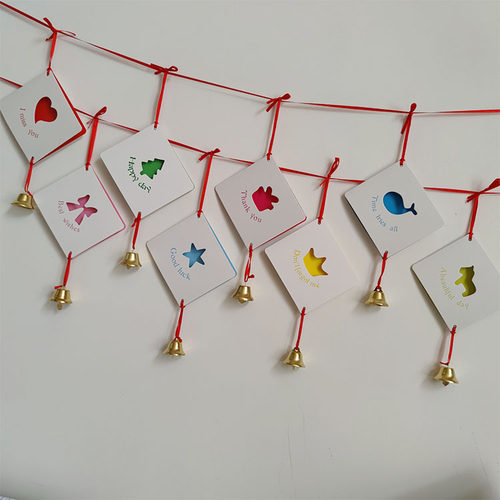 毕业幼儿园心愿卡创意祝福留言小卡片可写字许愿卡吊卡树小挂件 - 图1