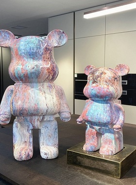 大号落地暴力熊摆件存钱罐两用