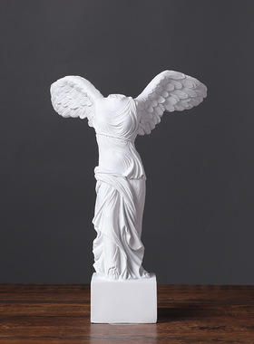 克莱因蓝高级感树脂无头天使摆件