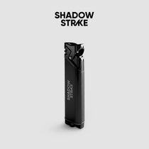 SHADOW STRAKE Metal Inflatable Windproof Lighter Impulse Blue Flame High Street Trend Cool Boyfriend Gift-giving