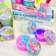 Foaming ກາວ mermaid pearlescent ຂີ້ຕົມແກ້ວຂອງແຫຼວທີ່ບໍ່ແມ່ນ Newtonian fluid chameleon ຂອງເດັກນ້ອຍ decompression crystal mud