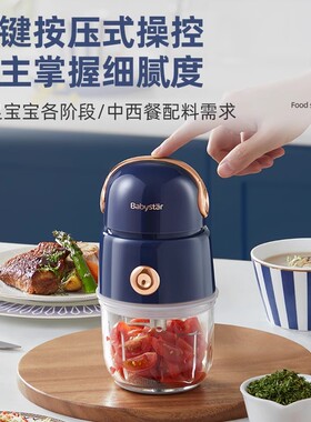 316全钢刀头辅食搅拌机无聚甲醛