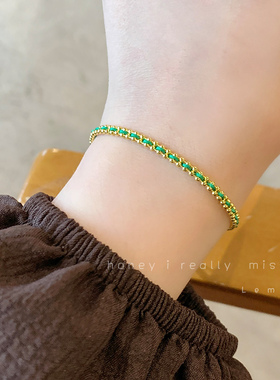 纯手工编织手绳手链18K镀金不掉色新中式红黑手绳2024年本年新款