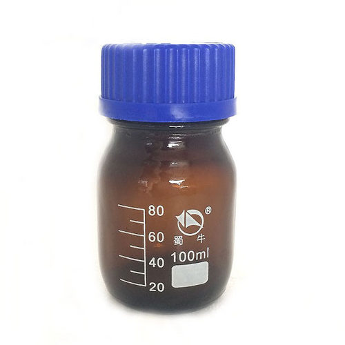 蜀牛试剂瓶 蓝盖中性料玻璃丝口试剂瓶螺纹口100ml棕色 厂家直销 - 图3