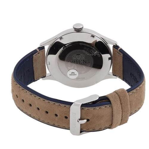 代购Orient东方男士腕表日期计时夜光走时皮带钢壳防水自动商务 - 图1