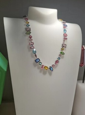 Gema项链女多巴胺彩钻水晶手链