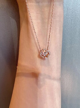 女灵动跳动的心项链锁骨链秋冬