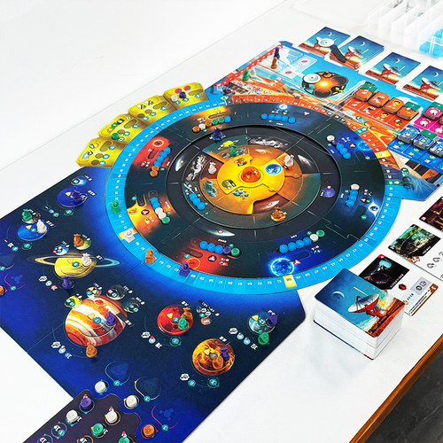 SETI桌游卡牌地外文明中文德式多人休闲聚会算分太空探险含内衬 - 图0