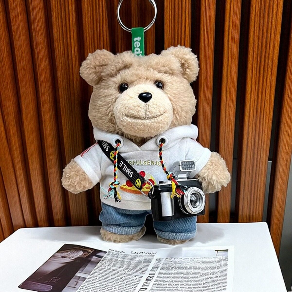 仅衣服毛绒小熊Ted2泰迪熊娃衣玩偶公仔衫潮酷英伦风裤子着替套装,淘宝优惠券,粉丝福利购,淘宝优惠卷