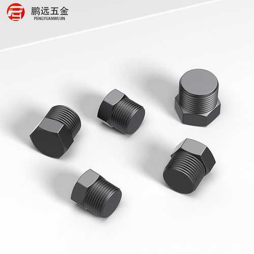 碳钢/镀锌外六角堵头闷头油塞管堵PT,RC,ZG,R,NPT1/8 1/4 3/8 1/2 - 图2