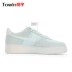 Nike Air Force1 AF1 Air Force số 1 Mint Green Stitching Casual Low Top Shoes Men AQ8741-400 - Dép / giày thường