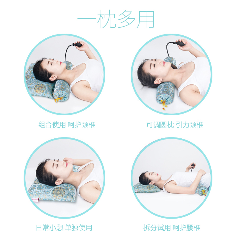 若飞颈椎枕头助修复劲椎护颈椎睡眠专用糖果护颈枕荞麦决明子成人-图3