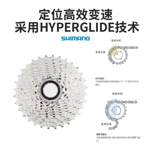 SHIMANO禧玛诺10速飞轮HG500 LG300山地公路折叠自行车Deore塔伦 - 图0