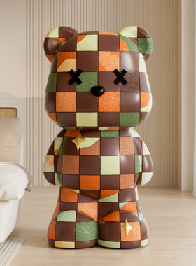 DIY彩绘暴力熊装饰品存钱罐