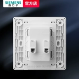 Siemens Four -Hole Socket 10a панель 86 тип hao cai series white two -eye темная установка стены