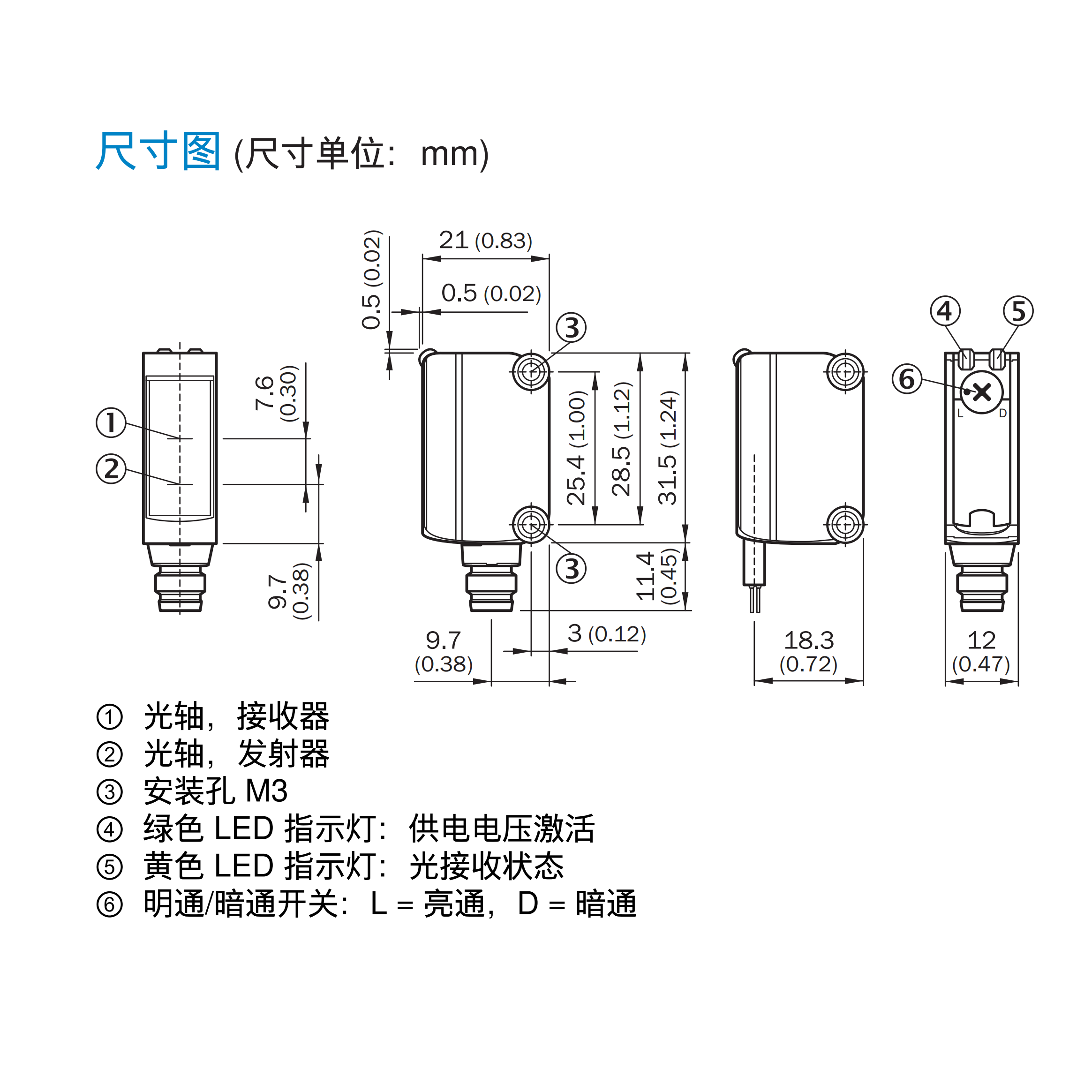 德国西克 SICK GTB6-N1212漫反射背景抑制光电开关传感器 NPN-图3