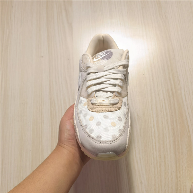 耐克 Nike Air Max90 NRG淡粉波点男女运动休闲跑步鞋 CZ1929-200