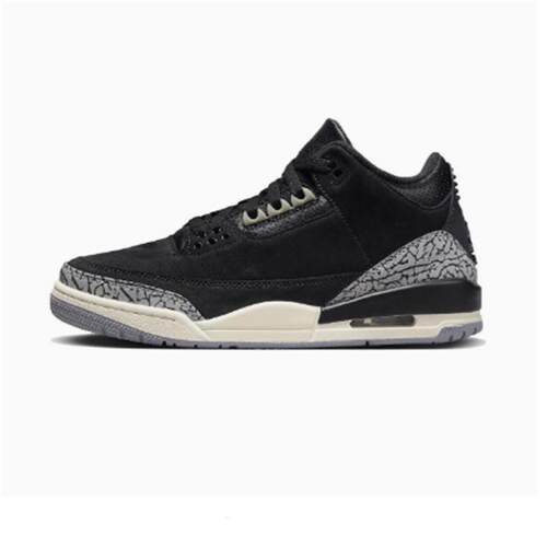 AIR JORDAN 3 AJ3 黑水泥 爆裂纹 男女中帮复古篮球鞋 CK9246-001 - 图3