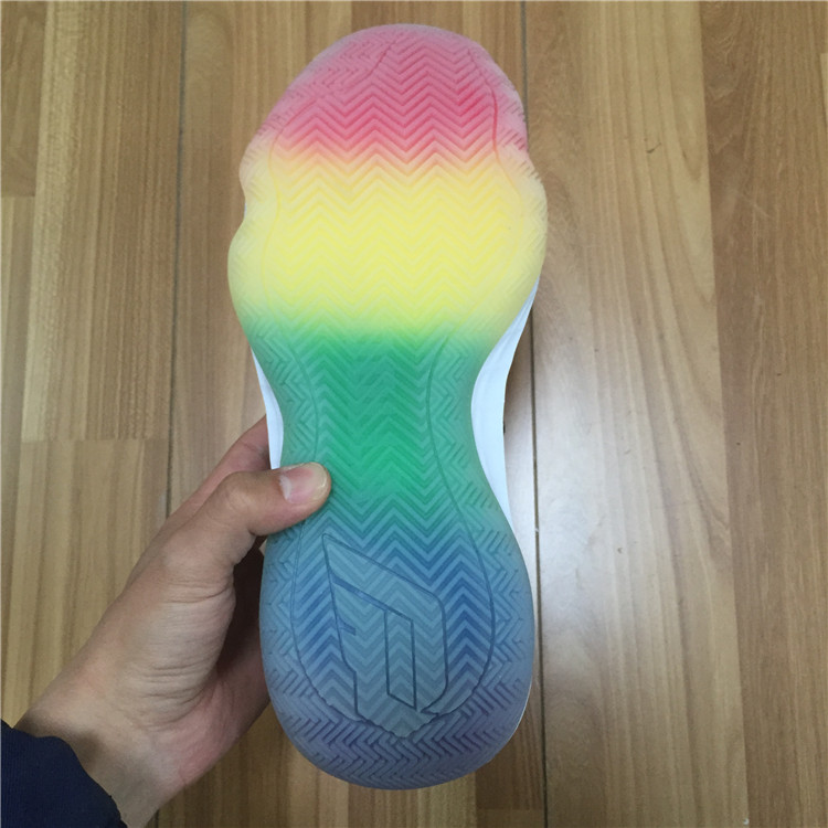 阿迪达斯 Adidas Dame 6 GCA利拉德6代男子彩虹篮球鞋 FX4796-图2