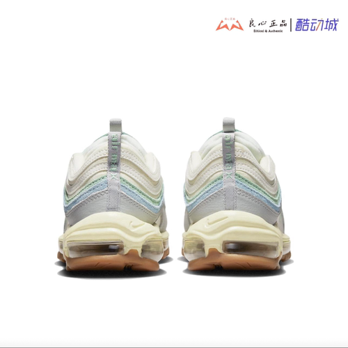 耐克 NIKE Air Max 97 灰绿 女子复古透气低帮跑鞋 DX5766-131 - 图1
