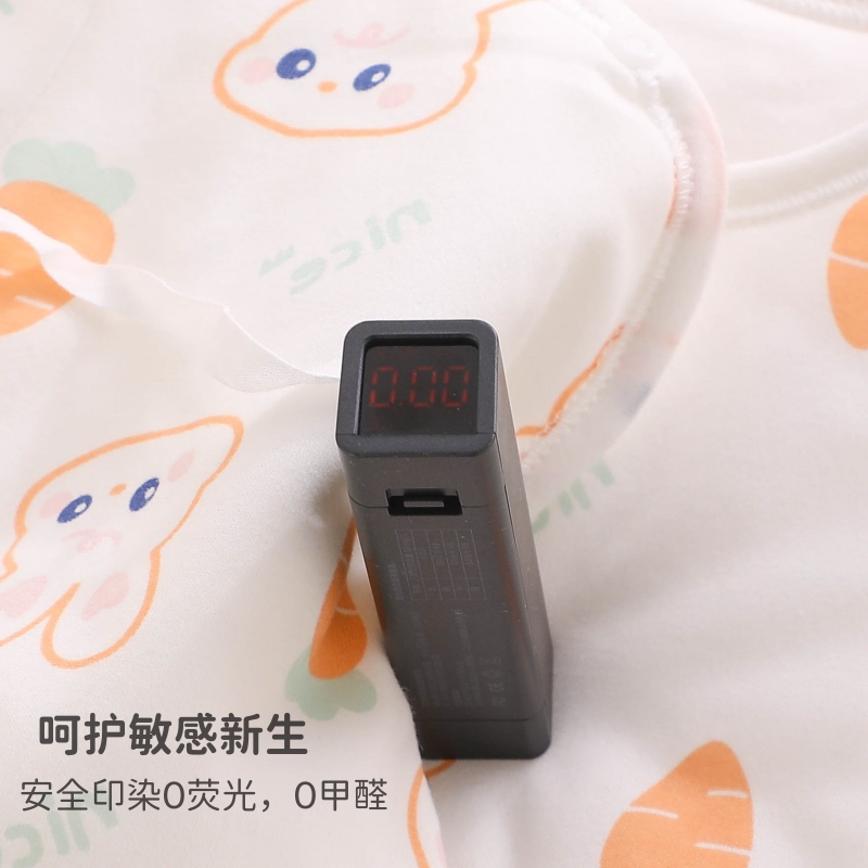 新生婴儿衣服冬季0到3月6初生纯棉a类秋冬天加厚和尚上衣冬款夹棉 - 图2