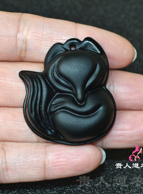 小狐狸吊坠貔貅毛衣链小金鱼挂件