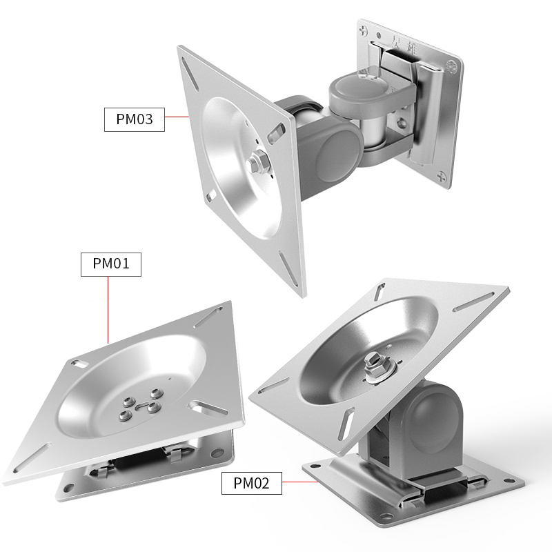16-32寸液晶显示器支架壁挂床头紧靠墙壁工业通用简易固定架vesa - 图0