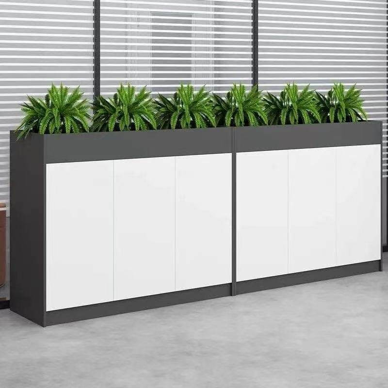 办公室隔断柜花槽柜桌边侧柜矮柜文件柜车间半高围栏遮挡柜屏风柜,淘宝优惠券,粉丝福利购,淘宝优惠卷