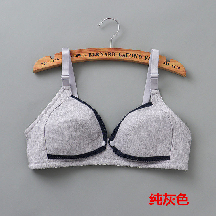 加大码前开口式薄款无海绵哺乳文胸无海绵纯棉喂奶孕妇内衣女胖mm,淘宝优惠券,粉丝福利购,淘宝优惠卷