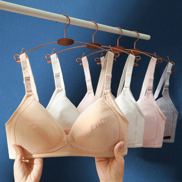 加大码前开口式薄款无海绵哺乳文胸无海绵纯棉喂奶孕妇内衣女胖mm,淘宝优惠券,粉丝福利购,淘宝优惠卷