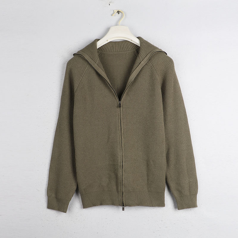 阳光家 秋冬季外贸日系男女同款双拉链大码毛衣外套厚针织衫开衫,淘宝优惠券,粉丝福利购,淘宝优惠卷