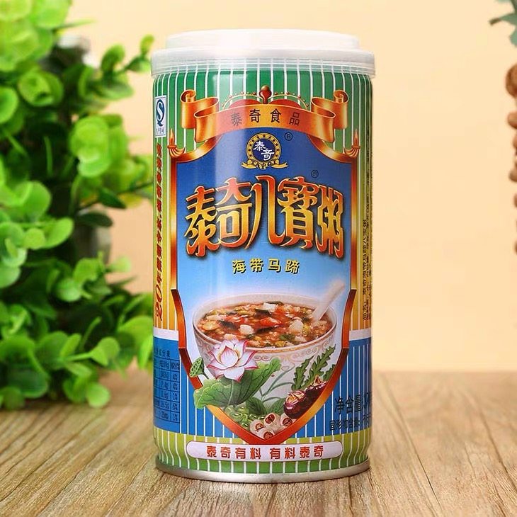泰奇八宝粥红豆香沙味370G*12罐紫薯玉米海带原味优惠装整箱包邮_虎窝淘