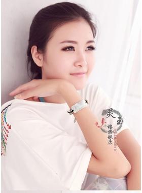 手工纯天然A货翡翠弯桥貔貅手链手串女款民族风礼物首饰证书包邮